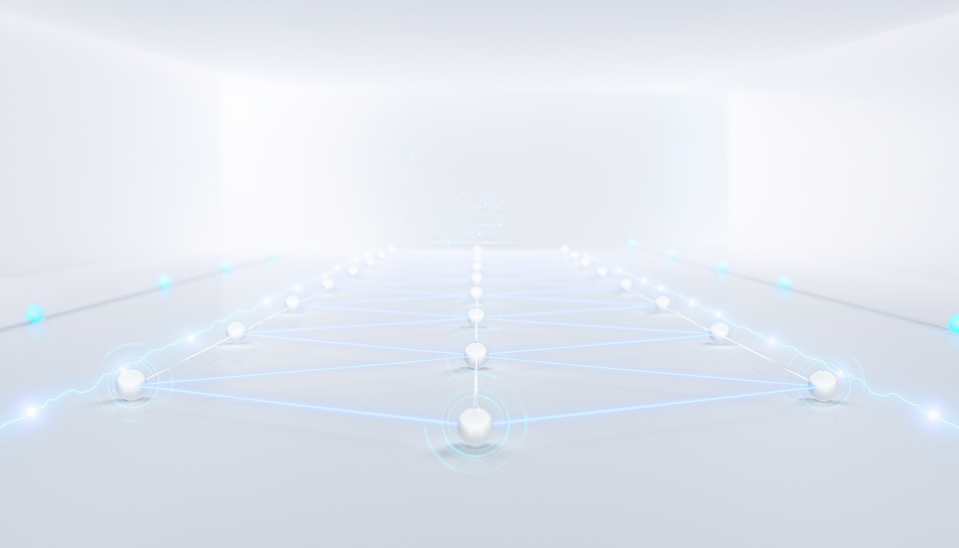 Firefly_Create a cinematic, ultra-modern intelligence visualization in a refined, minimal whi 560615