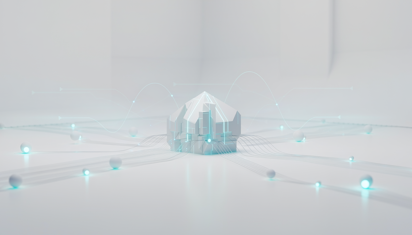 Firefly_Create a cinematic, ultra-modern intelligence visualization in a refined, minimal whi 567967